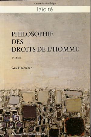 Image du vendeur pour Philosophie des droits de l'homme mis en vente par L'ivre d'Histoires