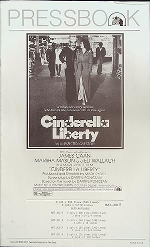 Imagen del vendedor de Cinderella Liberty Pressbook 1973 James Caan, Marsha Mason a la venta por AcornBooksNH