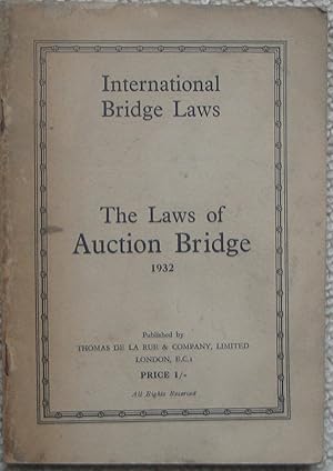 The Laws of Auction Bridge 1932