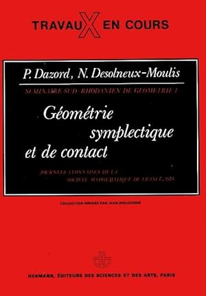 Seller image for G?om?trie. G?om?trie symplectique et de contact - Pierre Dazord for sale by Book Hmisphres