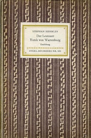 Seller image for Der Leutnant Yorck von Wartenburg. Erzhlung (IB 585). for sale by Antiquariat & Buchhandlung Rose