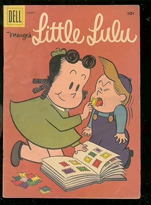 MARGE'S LITTLE LULU #105 1957-JOHN STANLEY ART-DELL COM VG