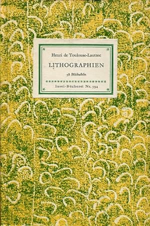 Bild des Verkufers fr Lithographien (Insel-Bcherei 594). Nachwort von Gotthard Jedlicka. Mit erluterndem Abbildungsverzeichnis. 31.-50. Tsd. zum Verkauf von Antiquariat & Buchhandlung Rose