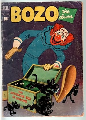BOZO THE CLOWN #3-DELL-1951-THE MYSTERIOUS BOX OF SHADOWS-CIRCUS HUMOR !! G