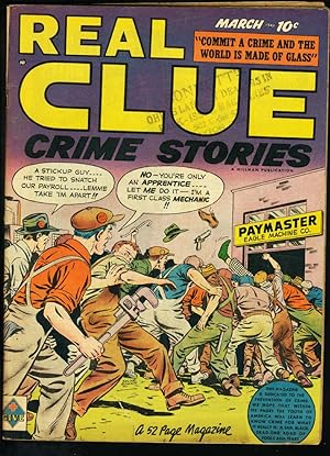 REAL CLUE CRIME STORIES V4 #1 RASPUTIN 1948 VG