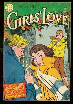 GIRLS LOVE STORIES #33 1955-ROMANCE-LAST PRE-CODE ISSUE VG/FN