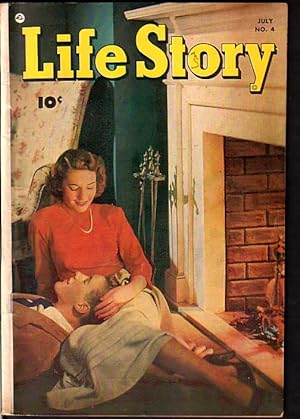 LIFE STORY #4-PHOTO COVER FAWCETT ROMANCE COMIC 1949 FN