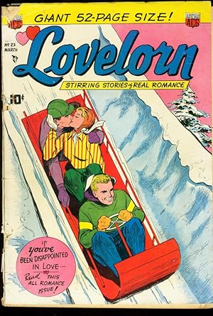 LOVELORN #23-SLEDDING COVER-ACG ROMANCE FR/G