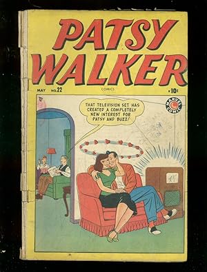 PATSY WALKER #22 1949 MARVEL KURTZMAN DECARLO TV COVER G/VG