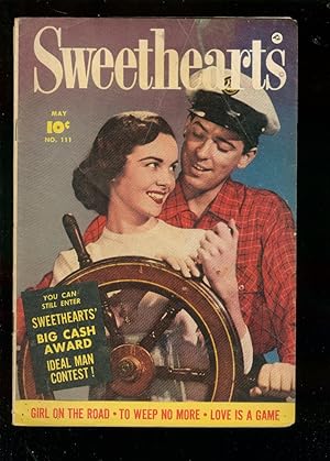 SWEETHEARTS #111 1952-RONALD REAGAN--'GIRL ON THE ROAD' VG