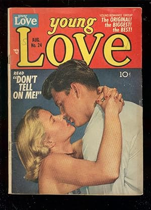 YOUNG LOVE #24 1951-PHOTO COVER--JOE SIMON & JACK KIRBY VG-
