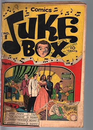 JUKE BOX #1-1948-ALEX TOTH ART-JO STAFFORD-GOLDEN AGE-FAMOUS FUNNIES-FAIR