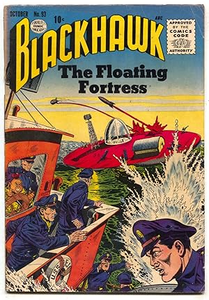 Blackhawk Comics #93 1955-FLOATING FORTRESS VG