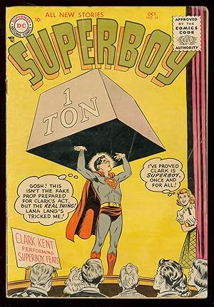 SUPERBOY #44 1955 DC COMICS NICE COPY CLARK KENT GOLDEN VG