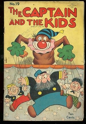 CAPTAIN AND THE KIDS #19 RADICAL PUPPET COVER-RARE ISSU VG