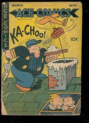 ACE COMICS #108 1946-BLONDIE-PHANTOM-PRINCE VALIANT-JIM FR