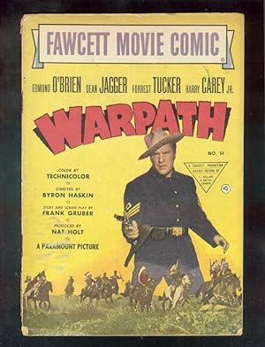 FAWCETT MOVIE COMICS #54 1952-WARPATH-GEORGE O'BRIEN G