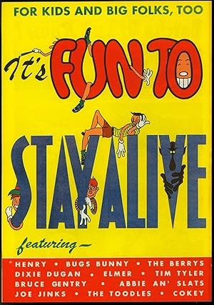 IT'S FUN TO STAY ALIVE-RARE GIVEAWAY-BUGS BUNNY-ELMER VF/NM