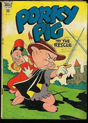 PORKY PIG -DELL FOUR COLOR COMICS #191--ROBIN HOOD STORY VG-