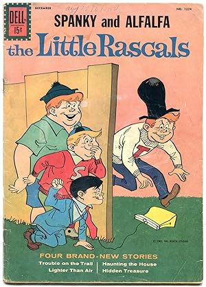 Little Rascals Spanky & Alfalfa- Four Color Comics #1224 1961 G