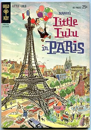 MARGE'S LITTLE LULU #165 1962-GOLD KEY-IN PARIS-GIANT VF/NM