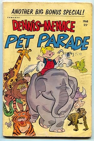 Dennis The Menace Giant #57 1968-PET PARADE Tiger cover VG