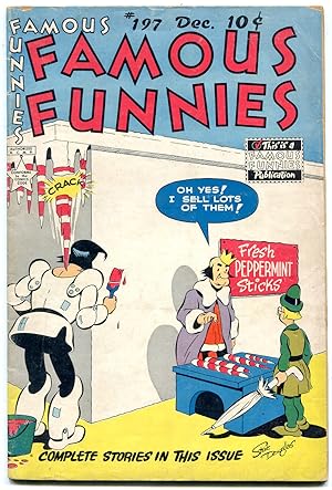 Famous Funnies #197 1951-Scorchy Smith-Dickie Dare-Steve Roper-Napoleon