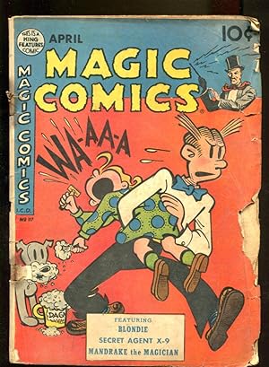 MAGIC COMIC #117 MANDRAKE BLONDIE DAGWOOD X-9 1949 G