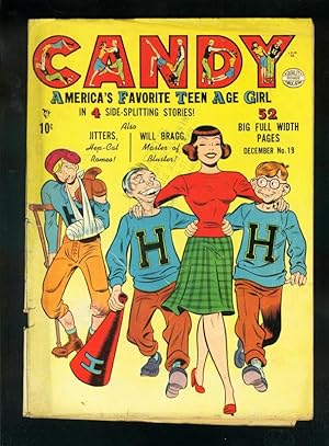 CANDY COMICS #19 1950-SPICY HEADLIGHT COVER-GOOD GIRL ART-F/GD