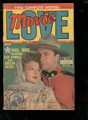 MOVIE LOVE #1 1950-FAMOUS FUNNIES-BIG WHEEL-INDY 500 G/VG