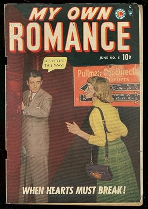 MY OWN ROMANCE #6 1949-MARVEL COMICS-PHOTO COVER VG