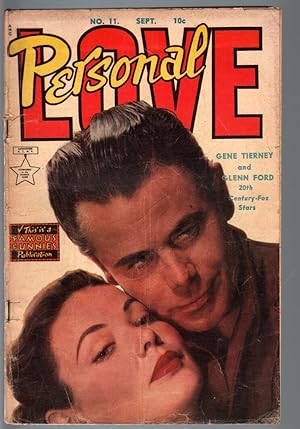PERSONAL LOVE #11-1951-GENE TIERNEY/GLENN FORD-ALEX TOTH-G/VG G/VG