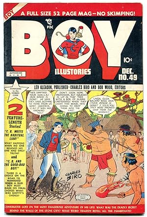 BOY COMICS #49 1949-CHARLES BIRO-TORTURE COVER-N MAURER VF-