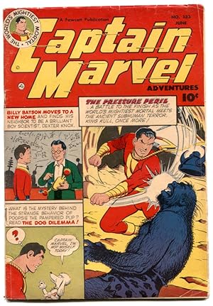 Captain Marvel Adventures #133 1952- KING KULL Fawcett Golden Age VG