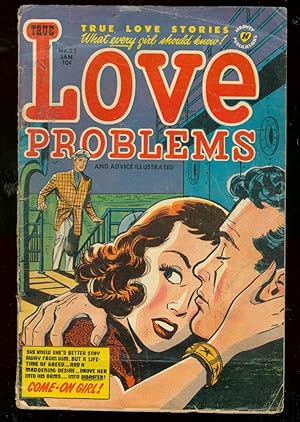 LOVE PROBLEMS #25 1954-GOOD GIRL ART-HARVEY COMICS-RARE G