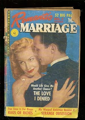ROMANTIC MARRIAGE #7 1951-PHOTO COVER-BARGAIN READING P/FR