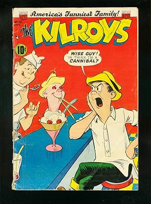 THE KILROYS #45 1953-ACG COMICS-ICE CREAM-SODA SHOP-GREAT COVER-very good VG-