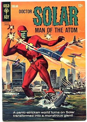 DOCTOR SOLAR MAN OF THE ATOM #10 1965-GOLD KEY SCI FI F/VF