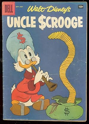 UNCLE SCROOGE #19 1957-WALT DISNEY-CARL BARKS --ART VG