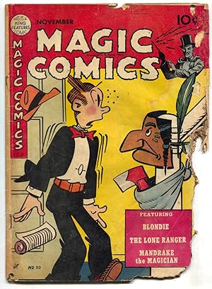 Magic Comics #112 1948- EXTREMELY LOW GRADE COPY