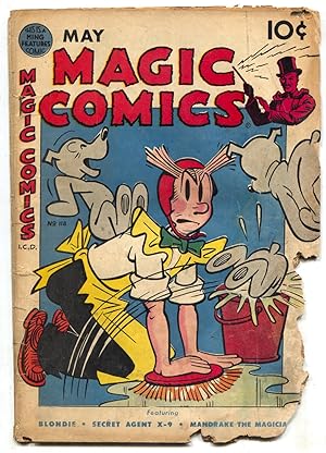 Magic Comics #118 MANDRAKE BLONDIE DAGWOOD X-9 -low grade