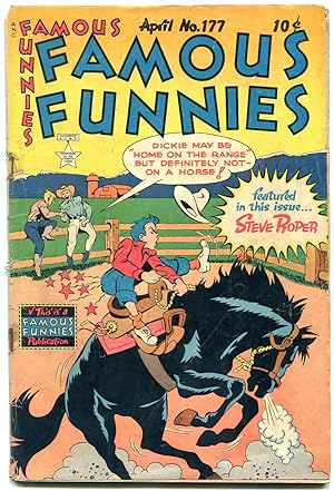 FAMOUS FUNNIES #177 1949-STEVE ROPER-BUCK ROGERS-DOAKES VG