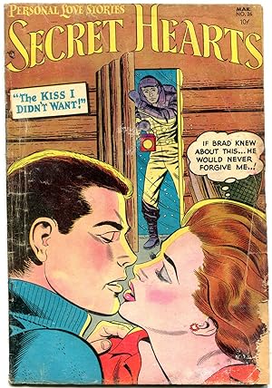 SECRET HEARTS #26 1955-DC ROMANCE G