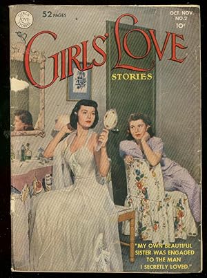 GIRLS LOVE STORIES #2 1949-ROMANCE-EARLY PHOTO COVER IS G