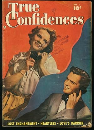 TRUE CONFIDENCES #1-FAWCETT COMICS-PHOTO COVER-1949 VG