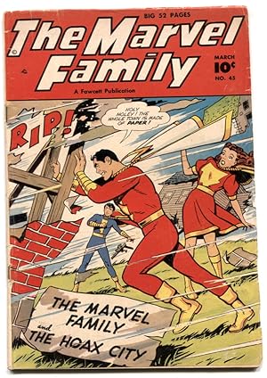Marvel Family #45 1950- Fawcett Golden Age VG+