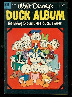 DUCK ALBUM-FOUR COLOR COMICS #450 1953-DELL-BARKS COVER FN+