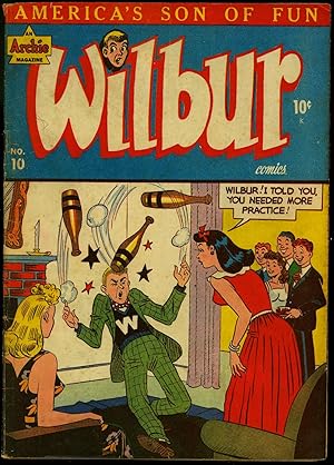 Wilbur #10 1946- Archie Comics- Katy Keene- Bill Woggon FN