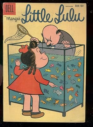 MARGE'S LITTLE LULU #125-1958-JOHN STANLEY ART-DELL COM VG
