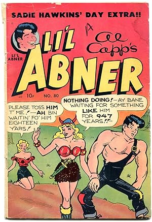 LI'L ABNER #80 1951-HARVEY COMICS-AL CAPP-HEADLIGHTS VG